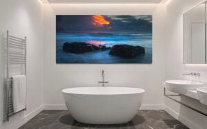 coolum bay sunrise photographic print for sale