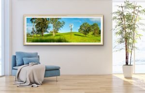 windmill landscape photograph