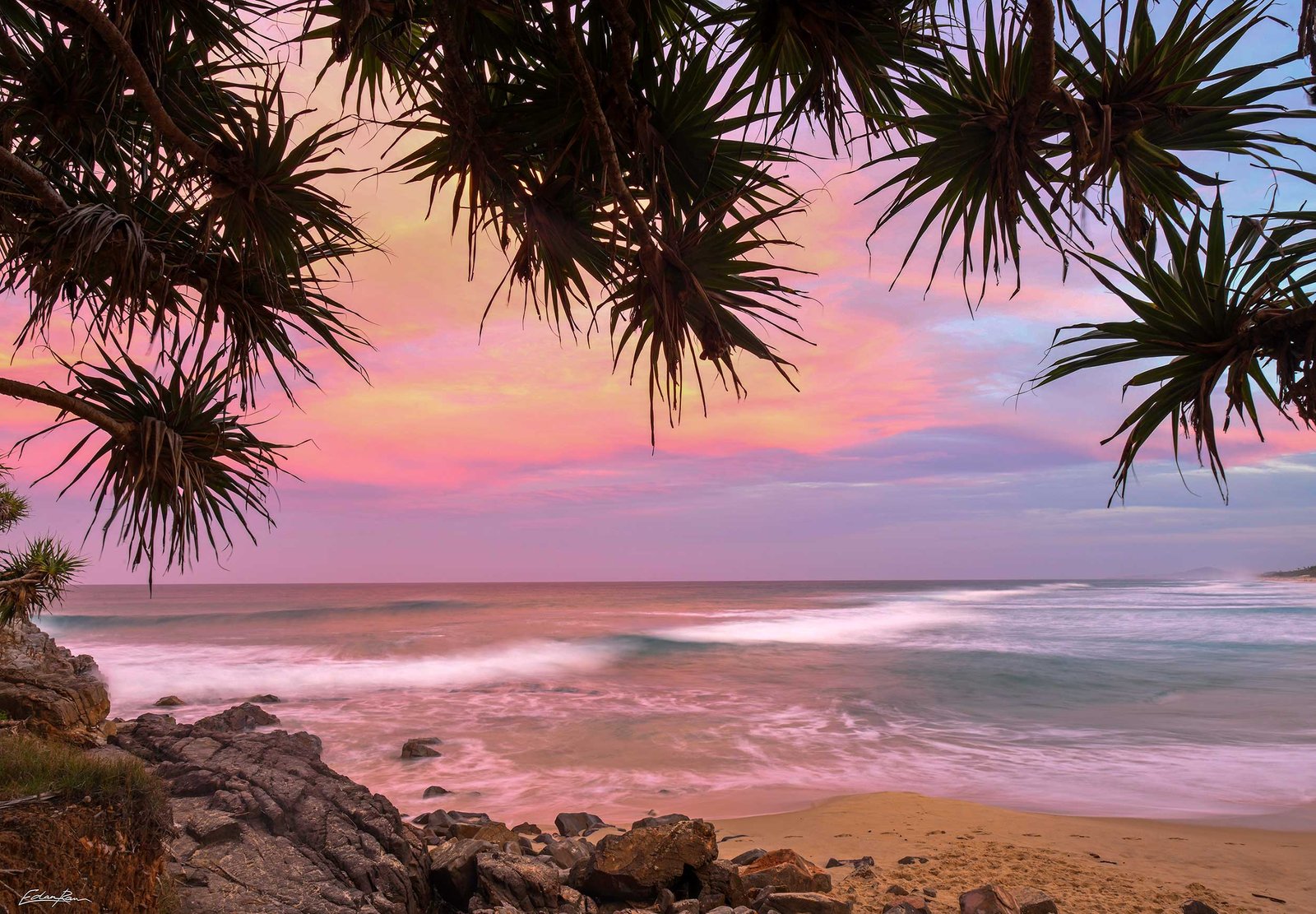 sunshine beach landscape photography