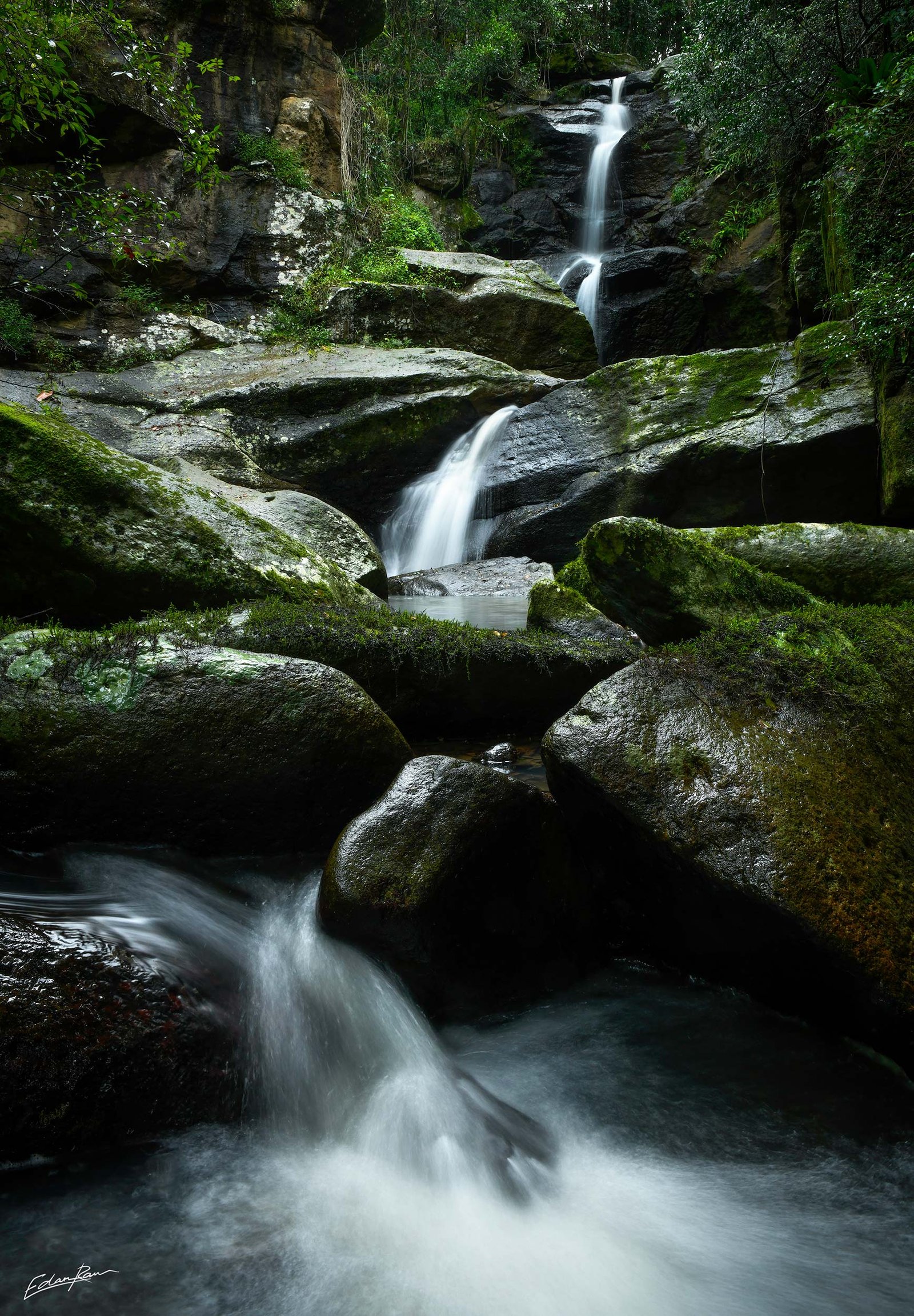 sunshine coast waterfall photography