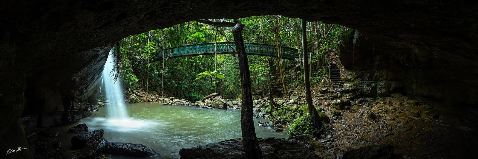 buderim waterfall photography panoramic print