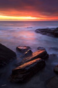 mooloolaba beach rocks photo