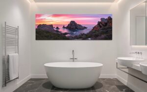 sugarloaf rock western australia sunset photo print